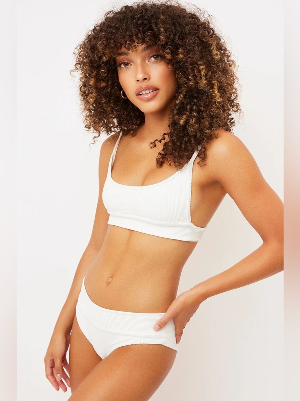 Frankie's Bikinis Gavin Ribbed Bikini Set (will sell separately)